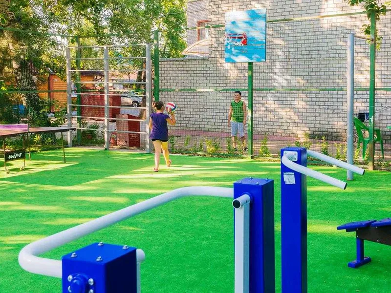 Уличные тренажеры - Отель Pontos Family Resorts Vesta