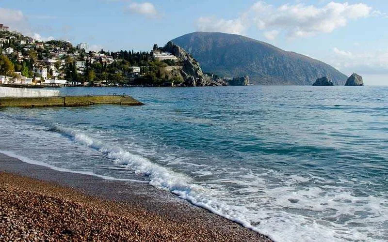 Море и пляж - Гурзуфский Крым Cанаторий