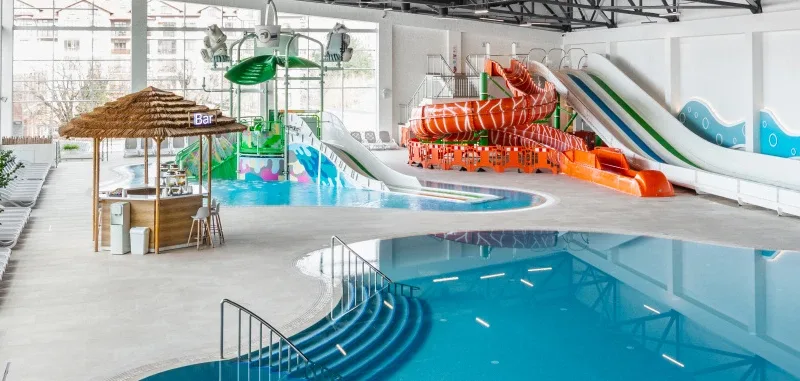 Комплекс крытых бассейнов - Отель Alean Family Biarritz