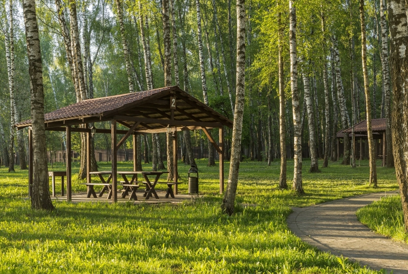 Мангальные площадки -  Загородный отель «Fish Point Family Resort»
