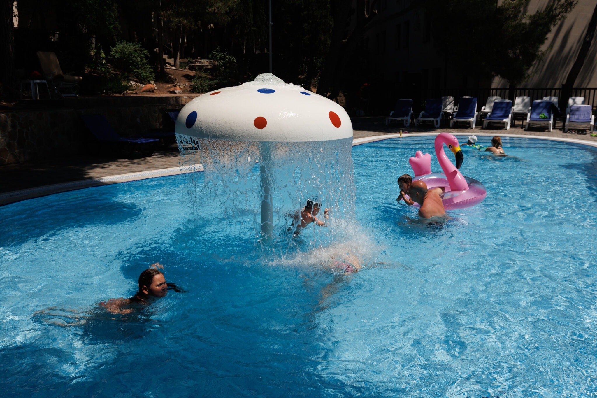 Детский открытый бассейн -  Санаторий Сосновая Роща